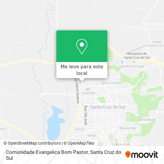 Comunidade Evangelica Bom Pastor mapa