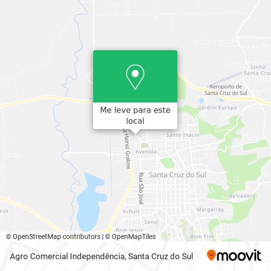 Agro Comercial Independência mapa