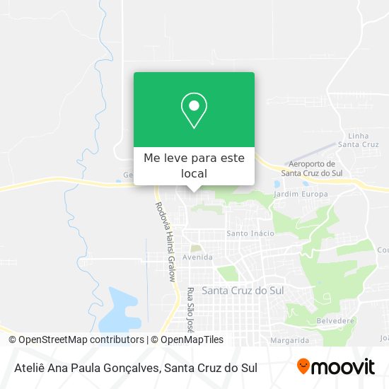 Ateliê Ana Paula Gonçalves mapa