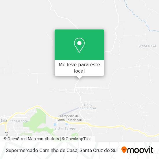 Supermercado Caminho de Casa mapa