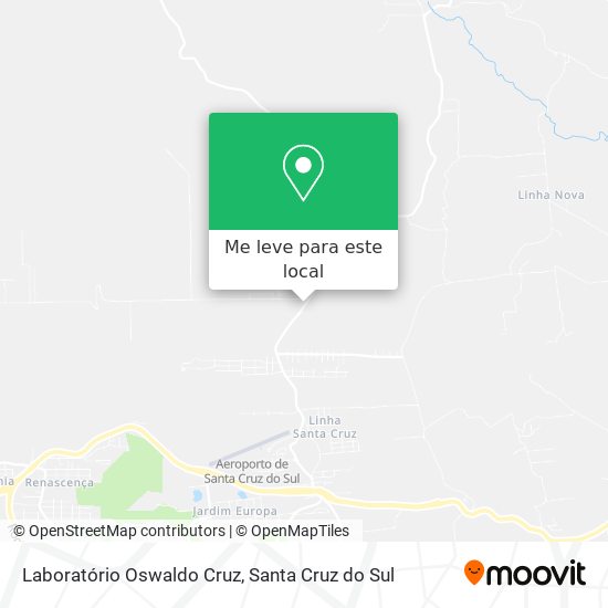 Laboratório Oswaldo Cruz mapa