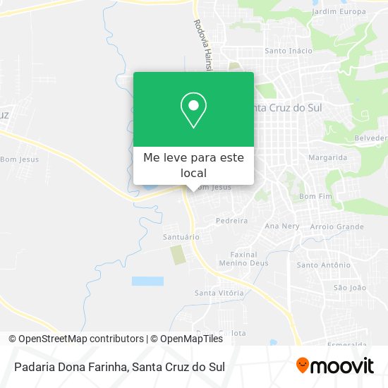 Padaria Dona Farinha mapa