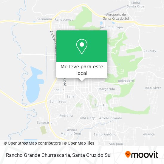 Rancho Grande Churrascaria mapa