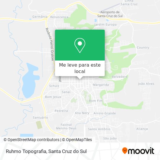 Ruhmo Topografia mapa