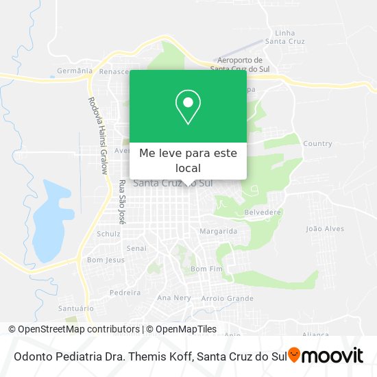 Odonto Pediatria Dra. Themis Koff mapa