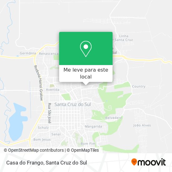 Casa do Frango mapa