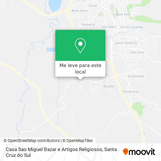 Casa Sao Miguel Bazar e Artigos Religiosos mapa