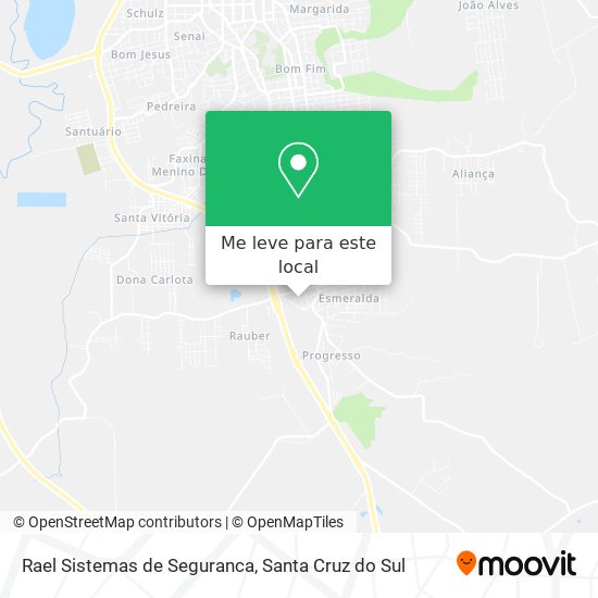 Rael Sistemas de Seguranca mapa