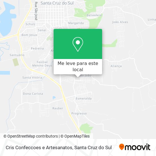 Cris Confeccoes e Artesanatos mapa