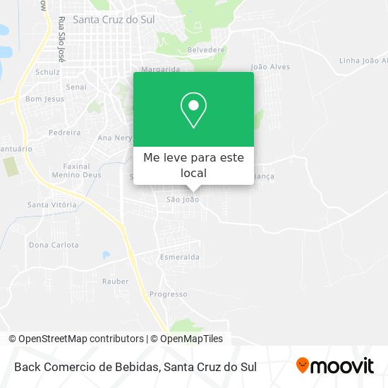 Back Comercio de Bebidas mapa