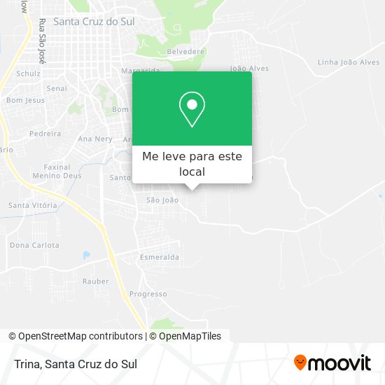 Trina mapa
