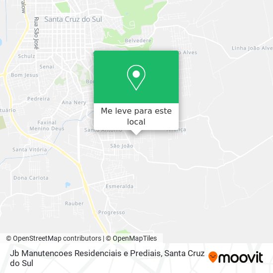 Jb Manutencoes Residenciais e Prediais mapa