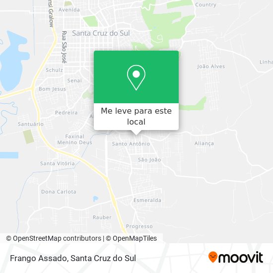 Frango Assado mapa
