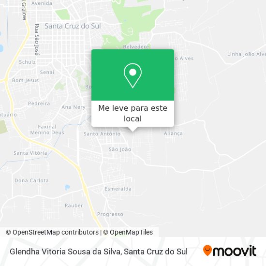 Glendha Vitoria Sousa da Silva mapa