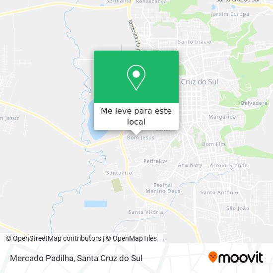 Mercado Padilha mapa