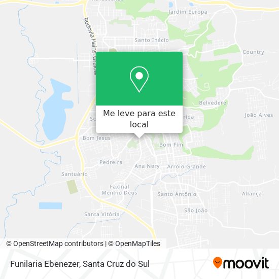 Funilaria Ebenezer mapa
