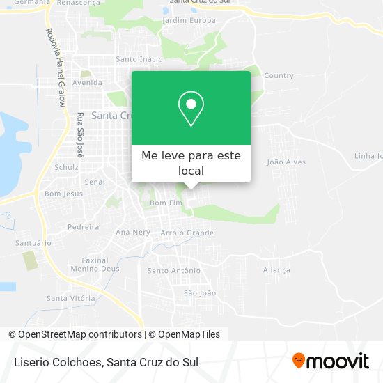 Liserio Colchoes mapa