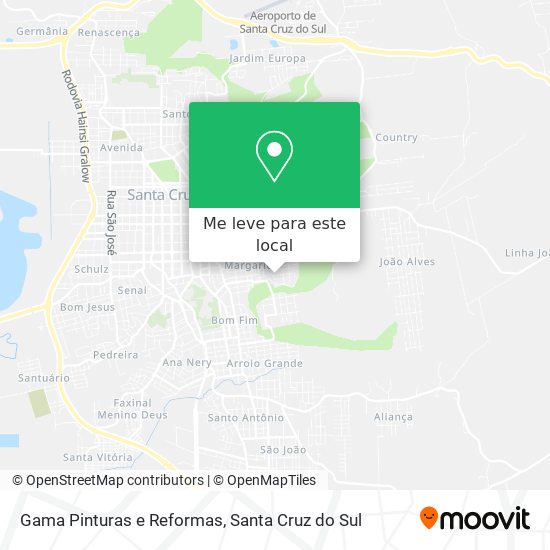 Gama Pinturas e Reformas mapa