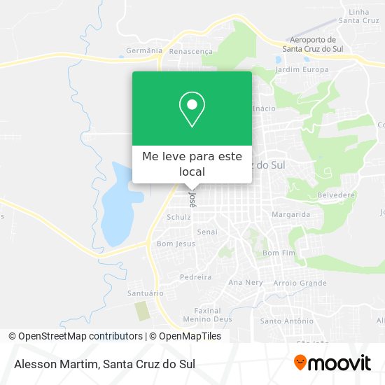 Alesson Martim mapa