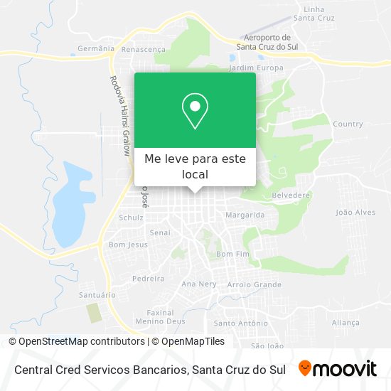 Central Cred Servicos Bancarios mapa