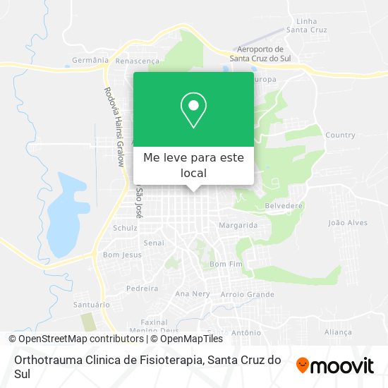 Orthotrauma Clinica de Fisioterapia mapa