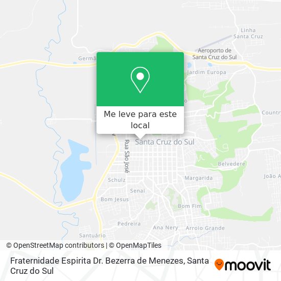 Fraternidade Espirita Dr. Bezerra de Menezes mapa