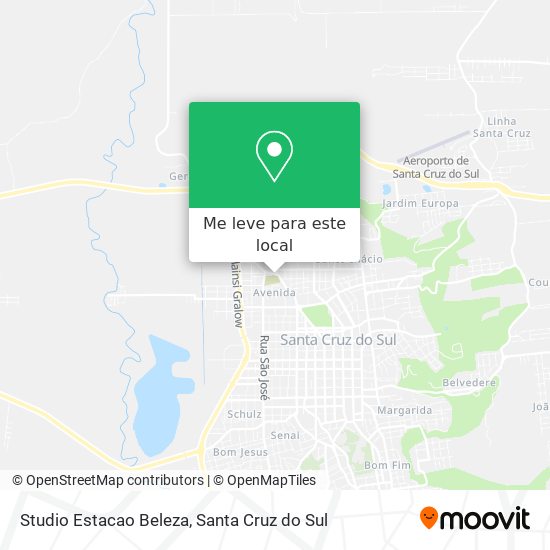 Studio Estacao Beleza mapa