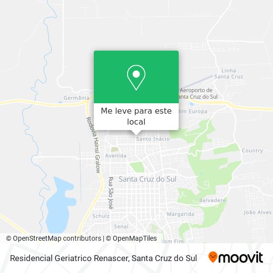 Residencial Geriatrico Renascer mapa