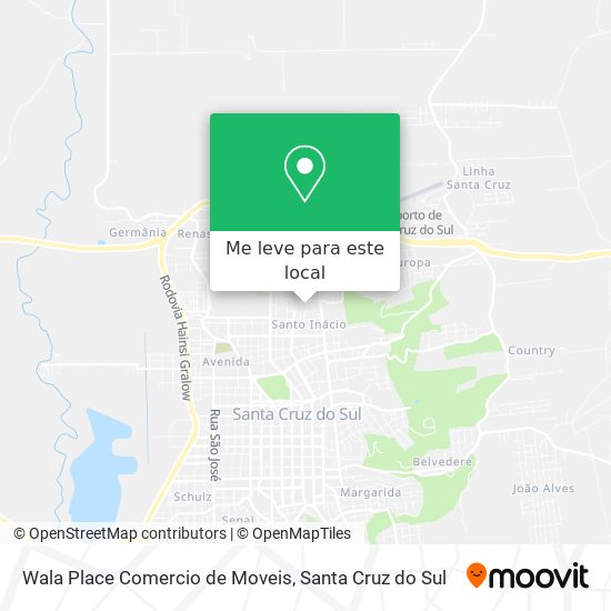 Wala Place Comercio de Moveis mapa