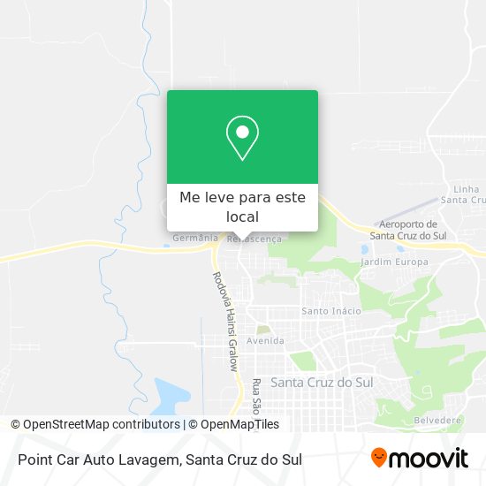 Point Car Auto Lavagem mapa