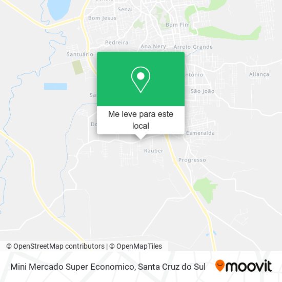 Mini Mercado Super Economico mapa