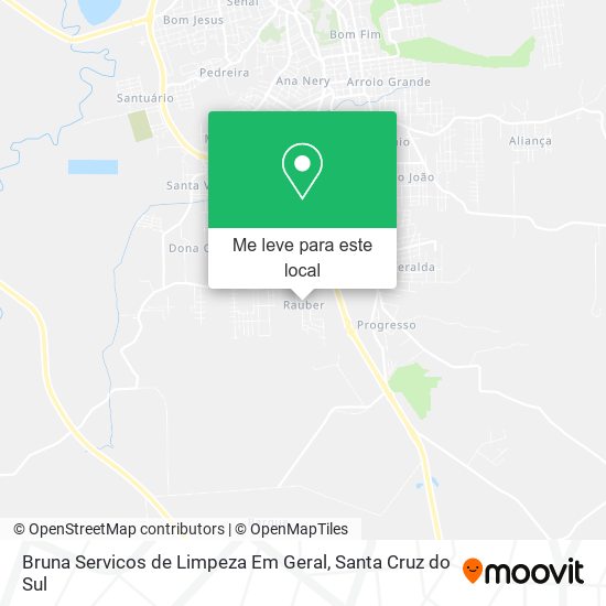 Bruna Servicos de Limpeza Em Geral mapa