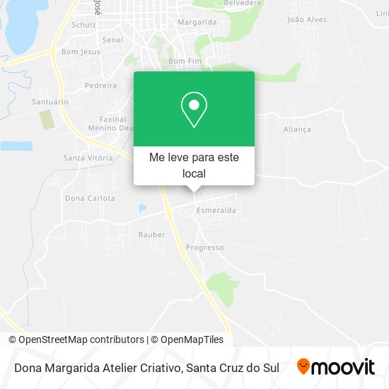 Dona Margarida Atelier Criativo mapa