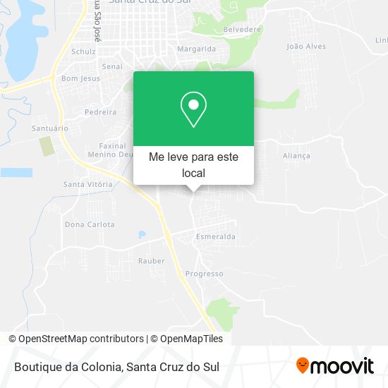 Boutique da Colonia mapa