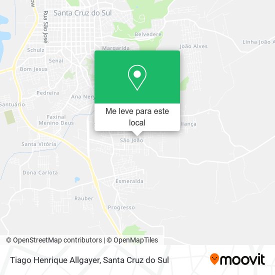 Tiago Henrique Allgayer mapa
