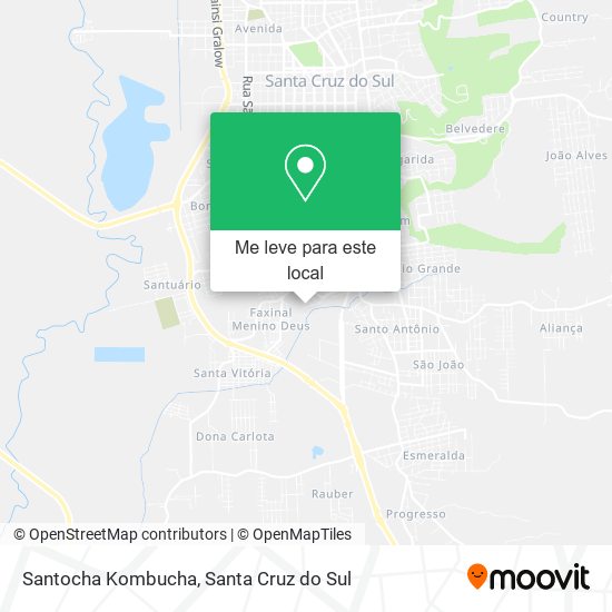 Santocha Kombucha mapa