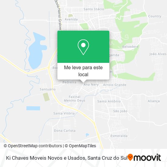 Ki Chaves Moveis Novos e Usados mapa