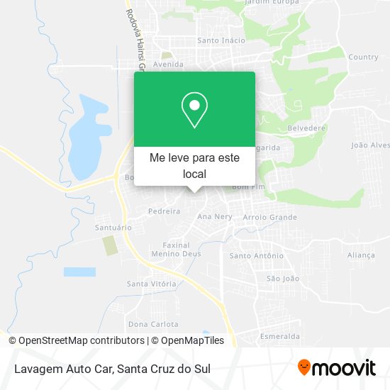 Lavagem Auto Car mapa