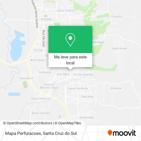 Mapa Perfuracoes mapa
