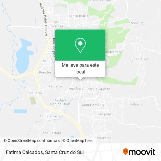 Fatima Calcados mapa