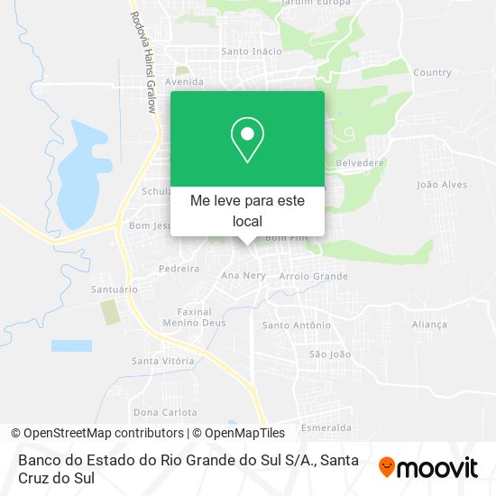 Banco do Estado do Rio Grande do Sul S / A. mapa