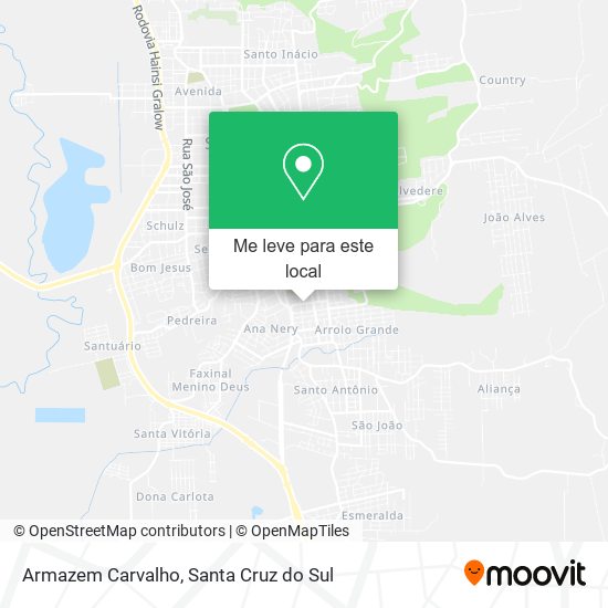 Armazem Carvalho mapa
