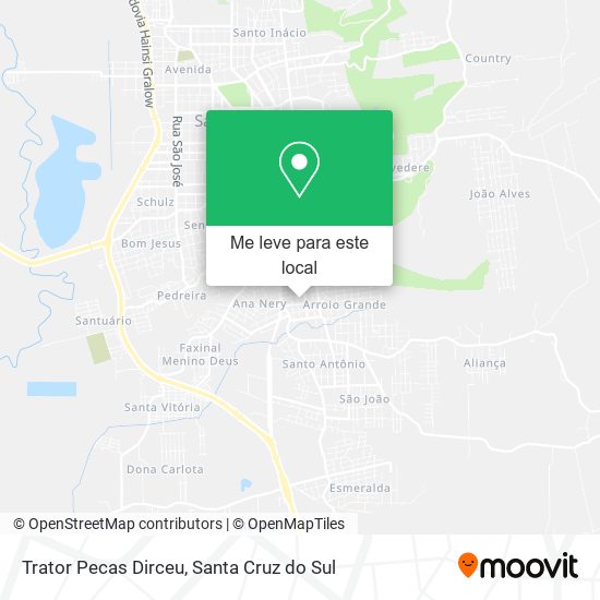 Trator Pecas Dirceu mapa