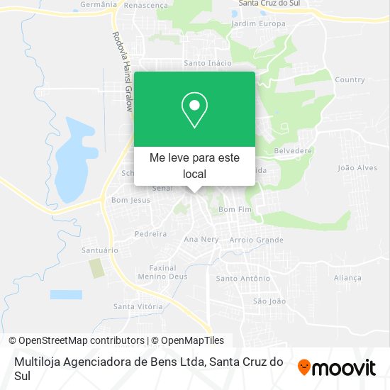 Multiloja Agenciadora de Bens Ltda mapa