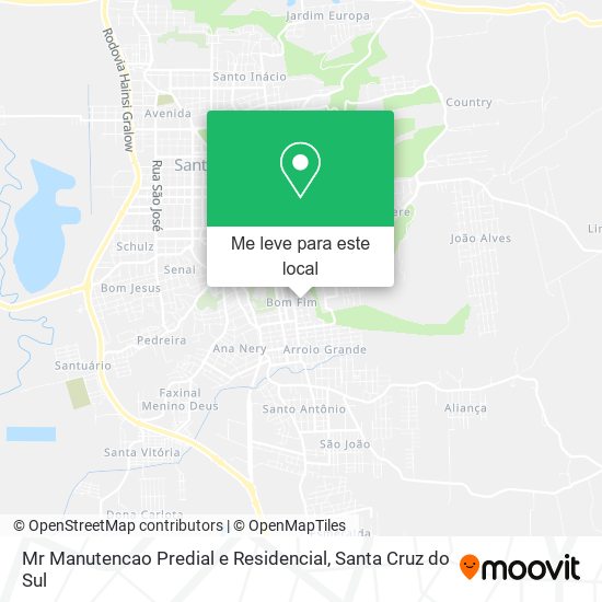 Mr Manutencao Predial e Residencial mapa