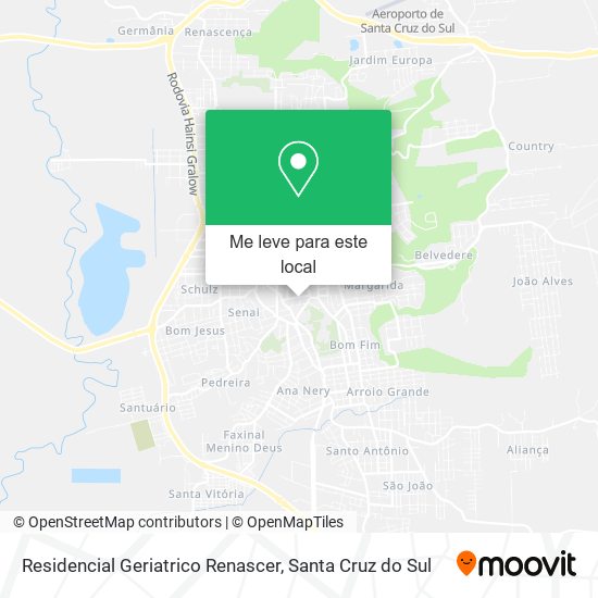 Residencial Geriatrico Renascer mapa