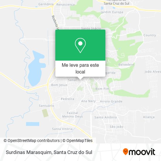 Surdinas Marasquim mapa