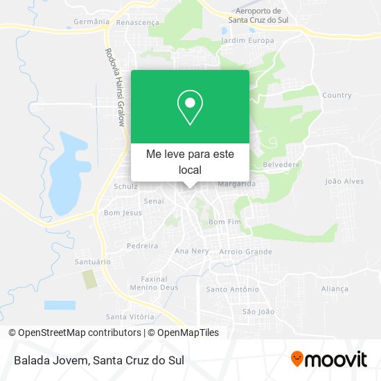 Balada Jovem mapa