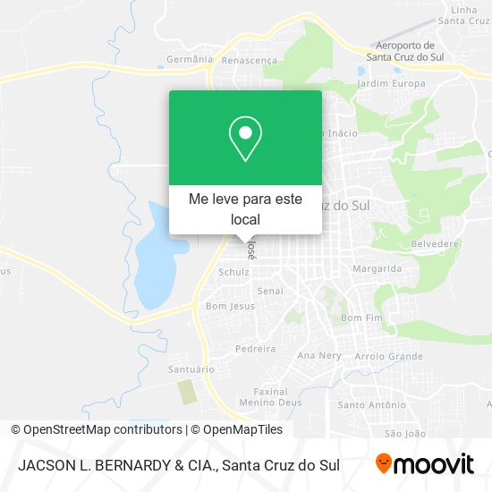 JACSON L. BERNARDY & CIA. mapa