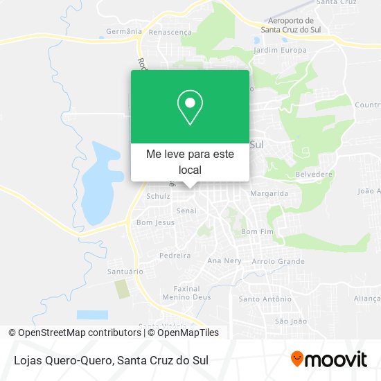 Lojas Quero-Quero mapa